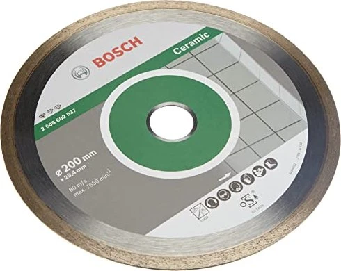 Bosch Professional Standard for Ceramic Diamanttrennscheibe, 200x1.6x25.4mm, 1 Stück
