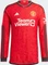 adidas Manchester United Authentic 2023/2024 Heimtrikot langarm team collegiate red (Herren) Vorschaubild