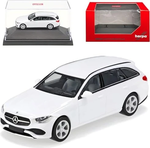 Herpa Mercedes-Benz C-Klasse T-Modell polarweiß