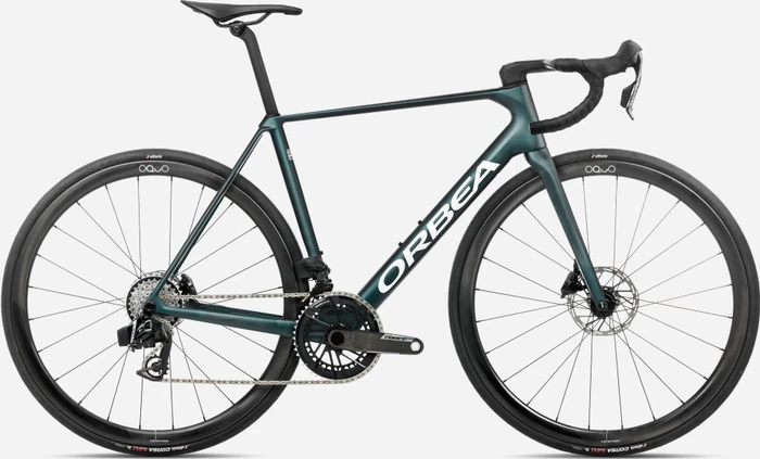 Orbea Orca M21eTEAM escape green/carbon view Modell 2026