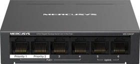 Mercusys Desktop Gigabit Switch, 6x RJ-45, 65W PoE+ (MS106GP)