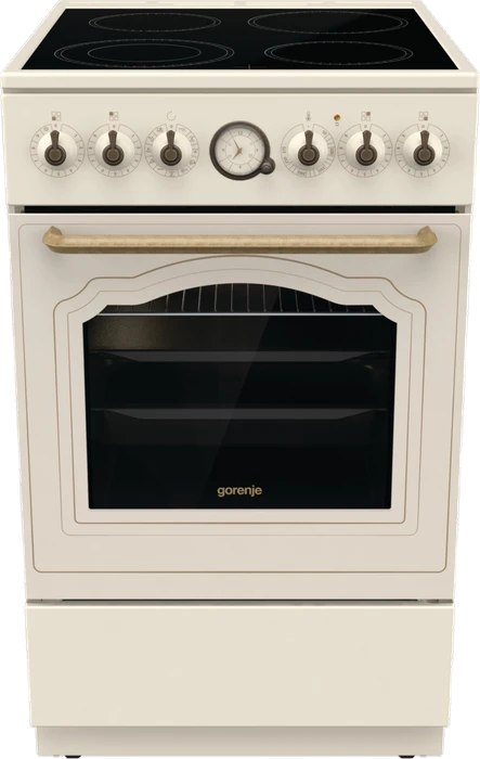 Gorenje GECS5B70CLI Elektroherd mit Glaskeramik-Kochfeld