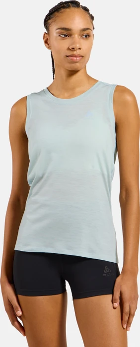 Odlo Natural Merino 160 Crew Funktionsshirt ärmellos baby blue (Damen)