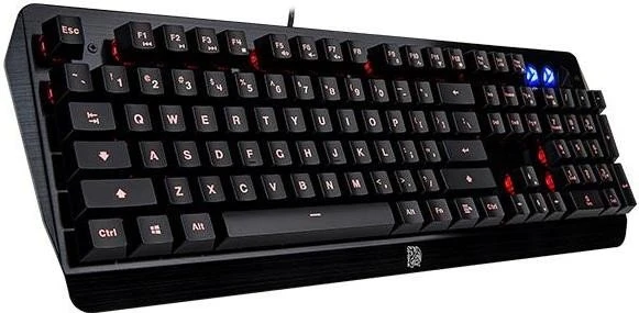 Tt esports Challenger Edge Membrane Gaming Keyboard, USB, DE