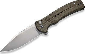 Civivi Cogent Button Lock Taschenmesser green micarta coarse/silver bead blasted
