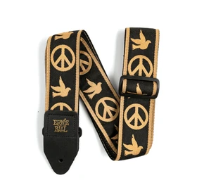 Ernie Ball Classic Jacquard Guitar Strap Peace Love Dove