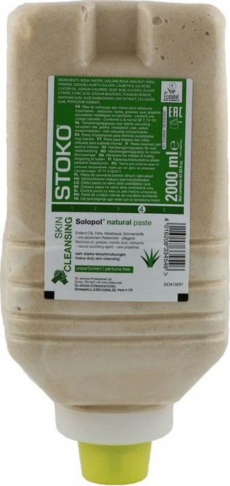 Solopol natural Handreinigungspaste unparfumiert, 2l