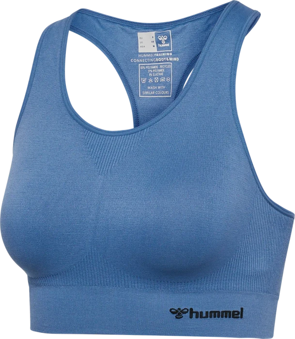 hummel Seamless Sports Top Funktionsshirt ärmellos blue horizon (Damen)
