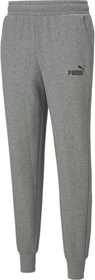 Puma Essentials Logo Trainingshose lang medium grey heather (Herren)