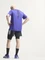 adidas D4T Primelift 3-Streifen Funktionsshirt kurzarm pure purple (Herren) Vorschaubild