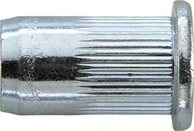 Gesipa Stahl gerändelt Flachrundkopf Blindnietmutter M8x11x17mm, 500 Stück