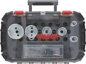 Bosch Professional BiM Progressor for Wood and Metal Sanitärinstallateur Lochsägen-Sortiment inkl. Koffer, 9-tlg.