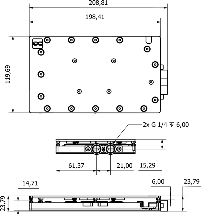 Alphacool ES GPX-N RTX 4090 Copper/Carbon Reference mit Backplate, Reference, schwarz