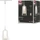 Paulmann URail Pendulum Arido II Schienensystem LED Pendelleuchte 5W Glas chrom matt, 1 Stück (94998)