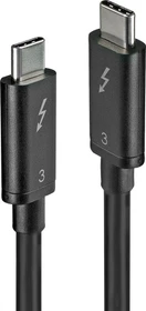 Lindy Thunderbolt Kabel, 60W, schwarz, 0.5m (verschiedene Markenbezeichnungen)