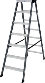 Krause Sepro D Alu 2-tlg. Stehleiter, 2x 7 Stufen