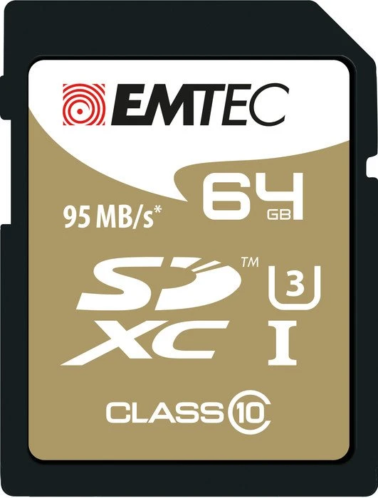 Emtec SpeedIN Pro R95/W85 64GB, UHS-I U3, Class 10