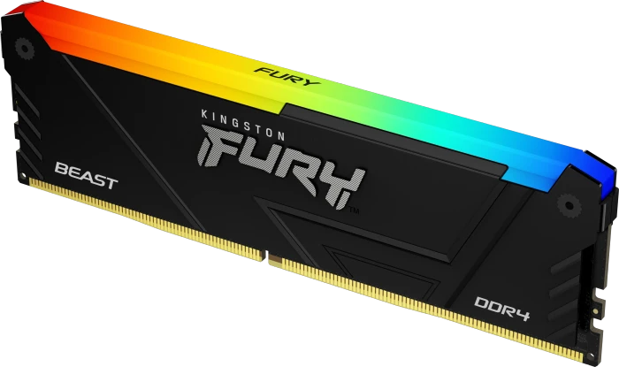 Kingston FURY Beast RGB UDIMM 32GB, DDR4-3600, CL18-22-22, 2RX8