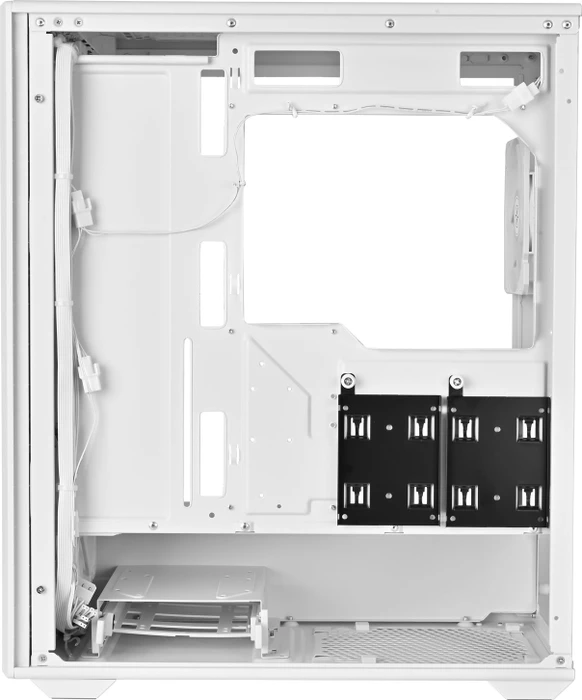 SilverStone Fara 515XR, weiß, Glasfenster
