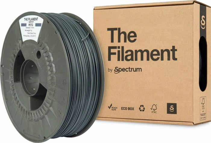 Spectrum PETG, grau, Spule, 1.75mm, 1.00kg
