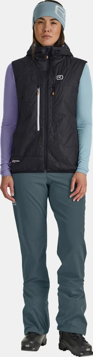 Ortovox Swisswool Piz Boè Funktionsweste black raven (Damen)