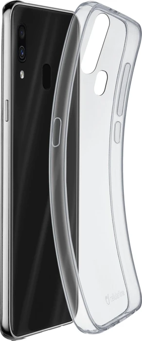 Cellularline Fine Cover für Samsung Galaxy A40 transparent