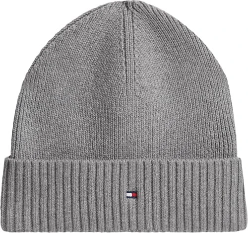 Tommy Hilfiger Flag Kaschmir Beanie medium grey heather