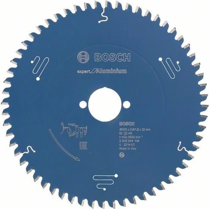 Bosch Professional Expert for Aluminium Kreissägeblatt 60Z, 200x1.8x32mm, 1 Stück