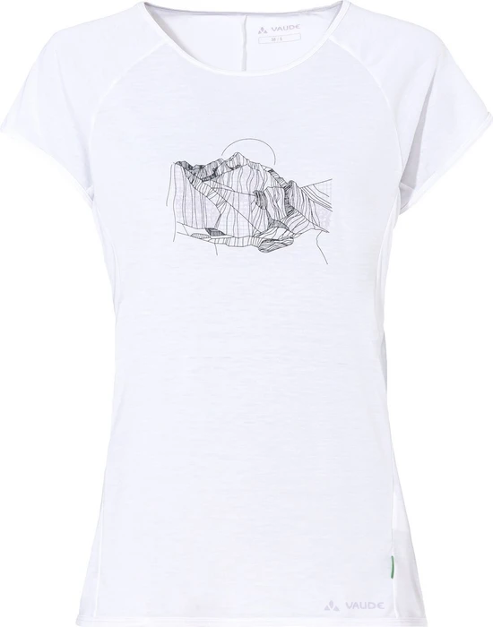 Vaude Tekoa II Funktionsshirt kurzarm white/lavender (Damen)