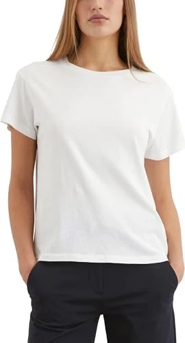 Marc O'Polo Basic Loose Organic Cotton T-Shirt kurzarm weiß (Damen)