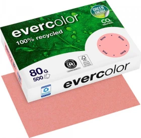 Clairefontaine evercolor Universalpapier matt rosa, A4, 80g/m², 500 Blatt