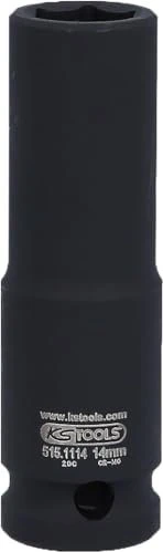 KS Tools Außensechskant Steckschlüssel 1/2", 14x78mm