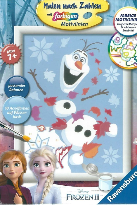 Ravensburger Malen nach Zahlen Frozen 2 Fröhlicher Olaf