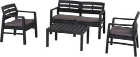 Ipae-Progarden Java Gartenmöbel-Set anthrazit