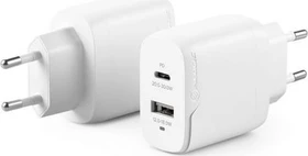 Alogic 2-Port GaN-Wandladegerät USB-C 32W weiß