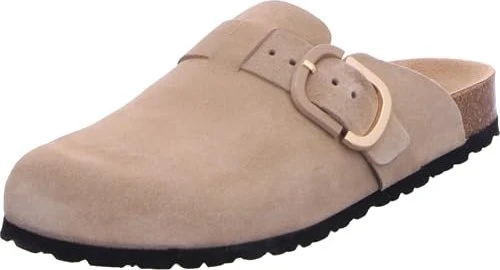 Tamaris Lederpantolette beige (Damen)