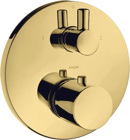 Hansgrohe Axor Uno Thermostat Unterputz mit Ab- und Umstellventil polished gold optic