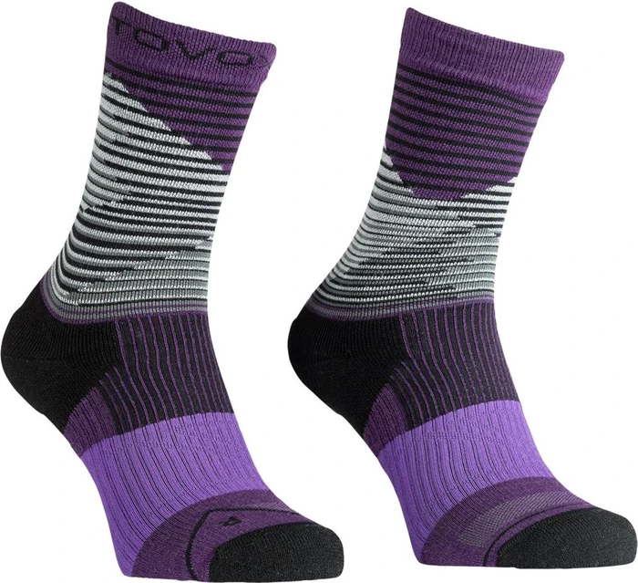 Ortovox All Mountain Mid Socken purple pop (Herren)