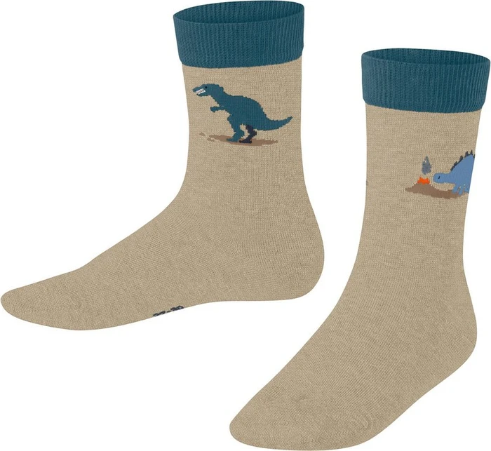 Falke Dinosaurs Socken sand mel. (Junior)