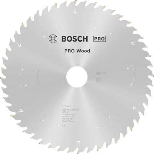 Bosch Professional Standard for Wood Kreissägeblatt 48Z, 216x1.4x30mm, 1 Stück