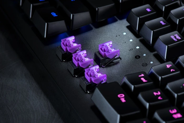 Razer Huntsman Elite, Razer Clicky Optical PURPLE, USB, FR