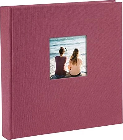 Goldbuch Buch Fotoalbum Bella Vista 25x25 weiße Seiten rot