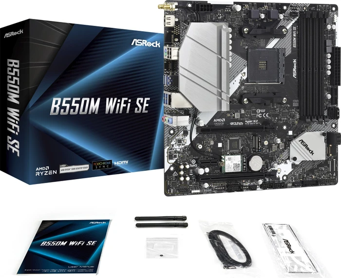 ASRock B550M WiFi SE (AMD AM4)