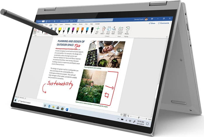 Lenovo IdeaPad Flex 5 14ALC05, Platinum Grey, Ryzen 7 5700U, 16GB RAM, 512GB SSD, DE