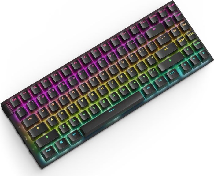 NZXT Function 2 MiniTKL, matt schwarz, LEDs RGB, hot-swap, Swift Optical PURPLE, USB, DE