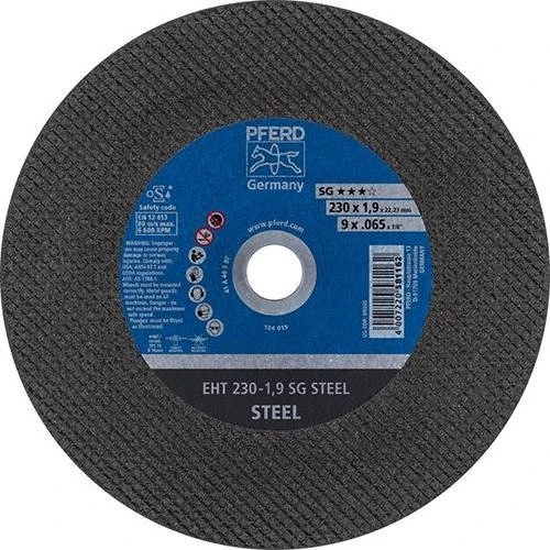Pferd EHT 230-1.9 SG STEEL Trennscheibe, 230x1.9x22.23mm, 25 Stück