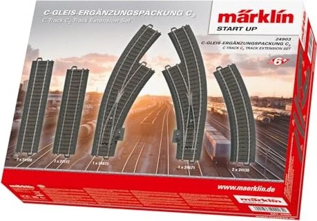 Märklin - Start up Spur H0 Gleis - C-Gleis-Ergänzungspackung C3