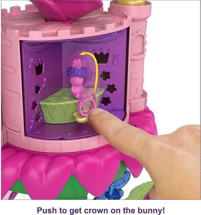 Mattel Polly Pocket - Regenbogen-Einhornspaß Feenflug