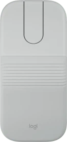 Logitech Mobi Fold Ultra-portable Wireless Mouse Off-White, weiß/grau, Logi Bolt, USB/Bluetooth (910-007631)