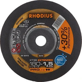 Rhodius ProLine XT 38 Trennscheibe, 180x1.5x22.23mm, 25 Stück